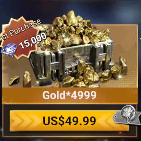 Gold 4999
